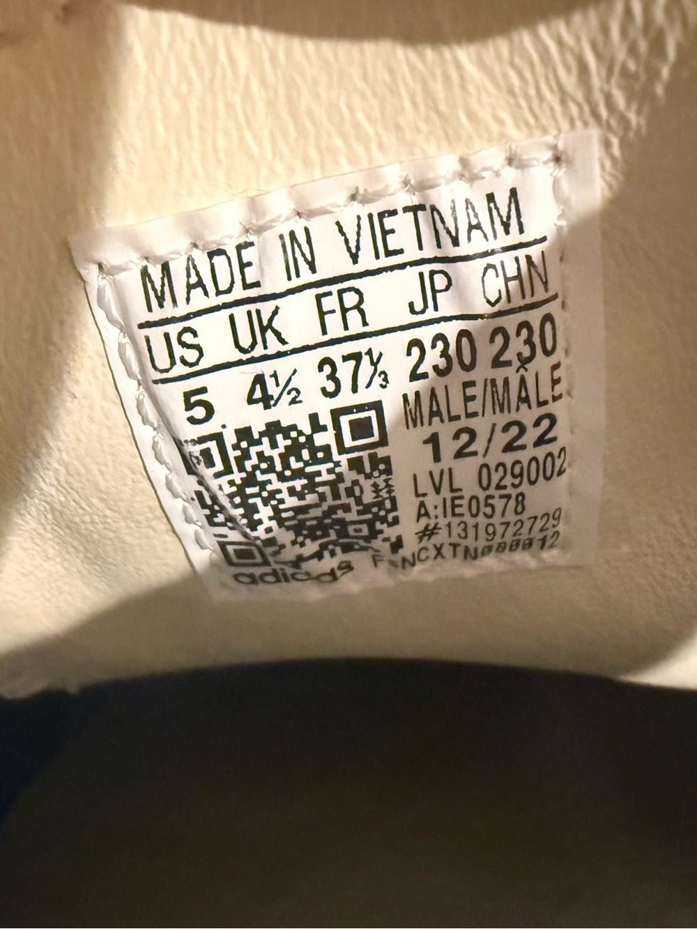 adidas x Wales Bonner Leopard Sneakers with Cream Stripes and Blue Lining - Picture 3 of 3